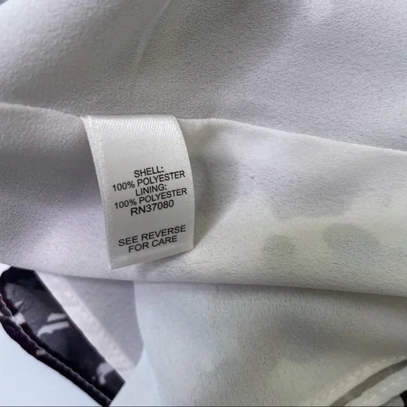 Cato Purple White Floral Long Sleeve Top - Picture 5 of 7